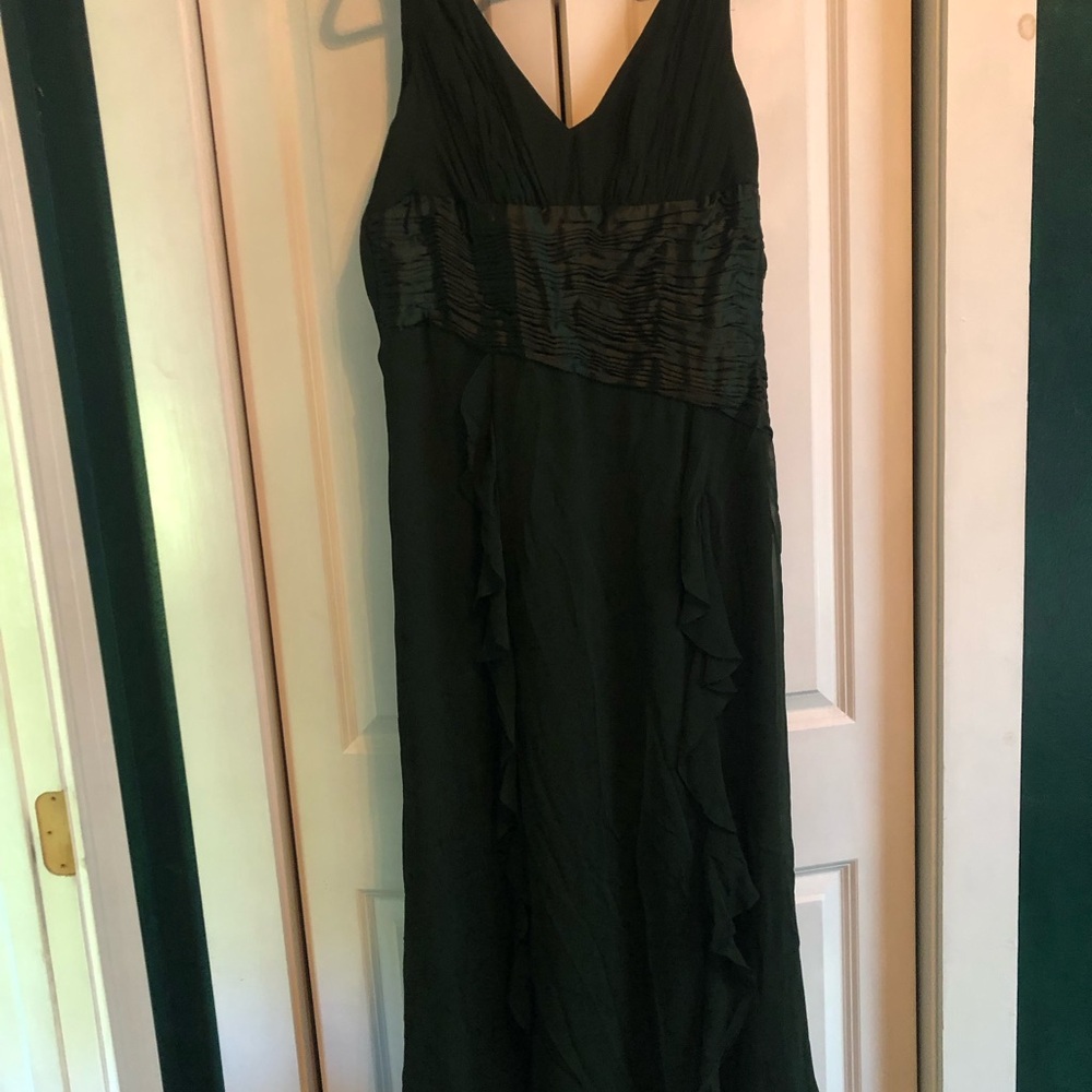 Sherrie Bloom Black Sleeveless Maxi dress